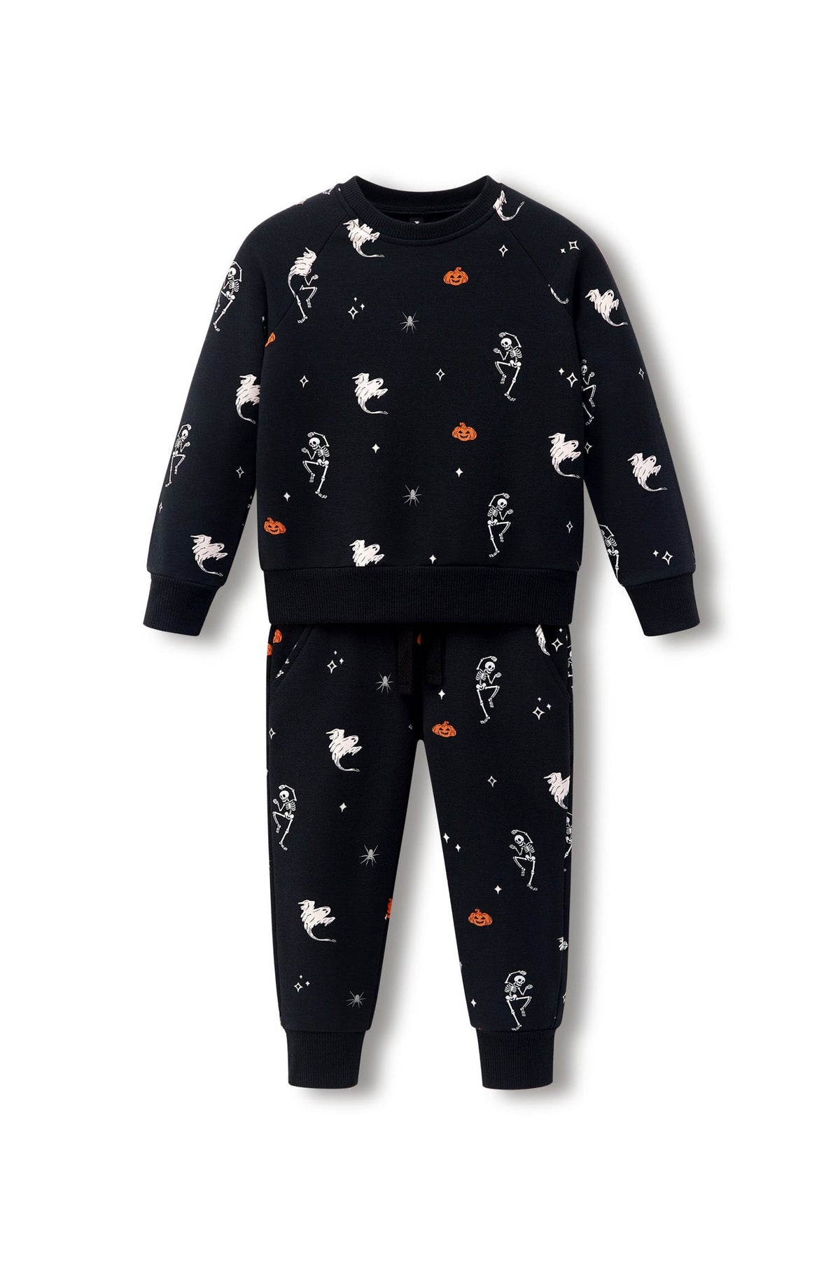 Long Sleeve Jogger Set in Halloween Friends