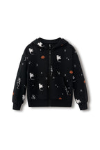 Zip-Up Hoodie in Halloween Friends