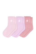 Crew Socks Combo 3-Pack in Ballet