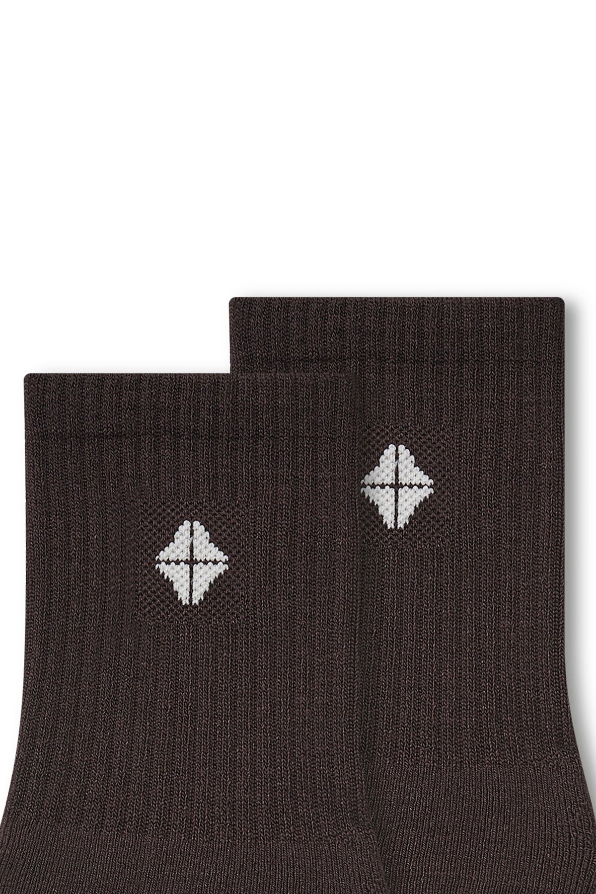 Adult Crew Socks in Espresso