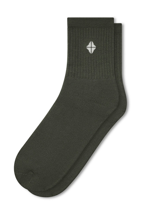Adult Crew Socks in Fir