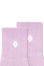 Adult Crew Socks in Thistle