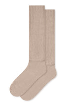 Adult Scrunch Socks in Bisque