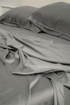 Bamboo Sateen Pillowcase Set in Ash