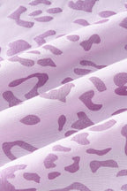 Toddler Blanket in Thistle Leopard 1.0