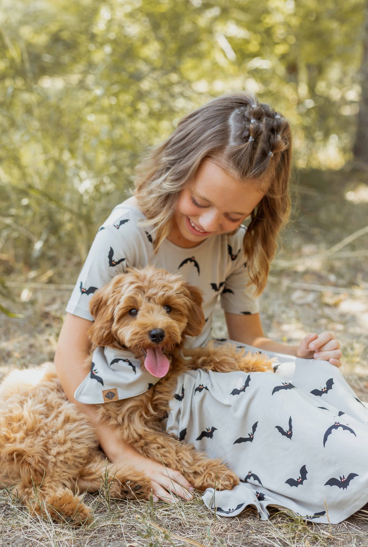 Dog Bandana in Bats