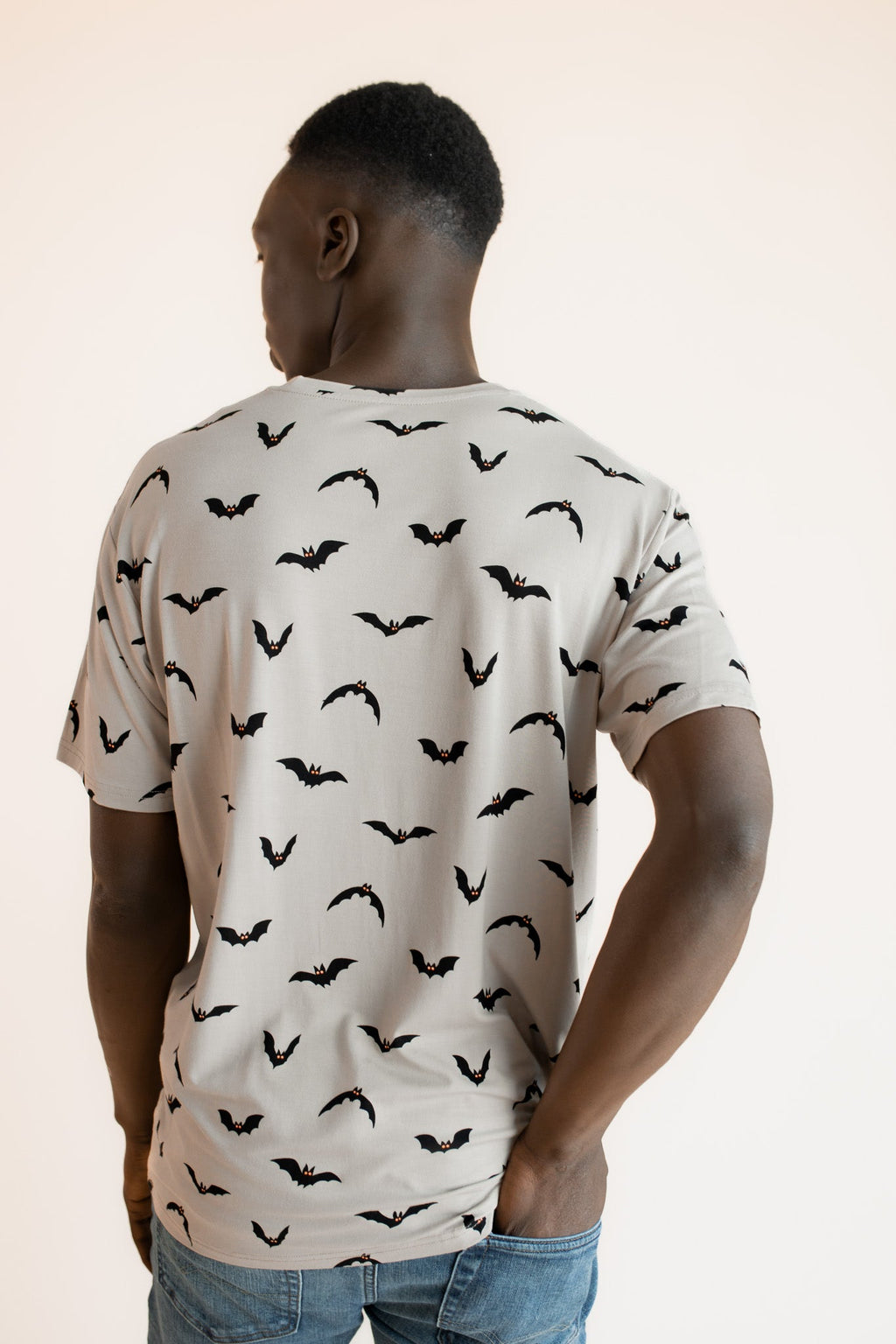 Men's Crew Neck Tee in Bats