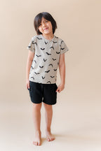 Toddler Basic Tee in Bats