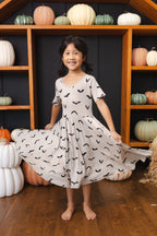 Twirl Dress in Bats