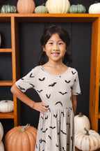 Twirl Dress in Bats