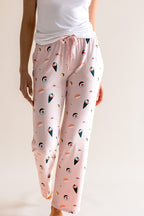 Women's Lounge Pants in Blush Sushi