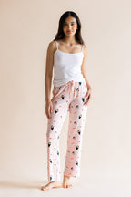 Women's Lounge Pants in Blush Sushi