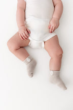 Baby 3-Pack Socks in Cafe
