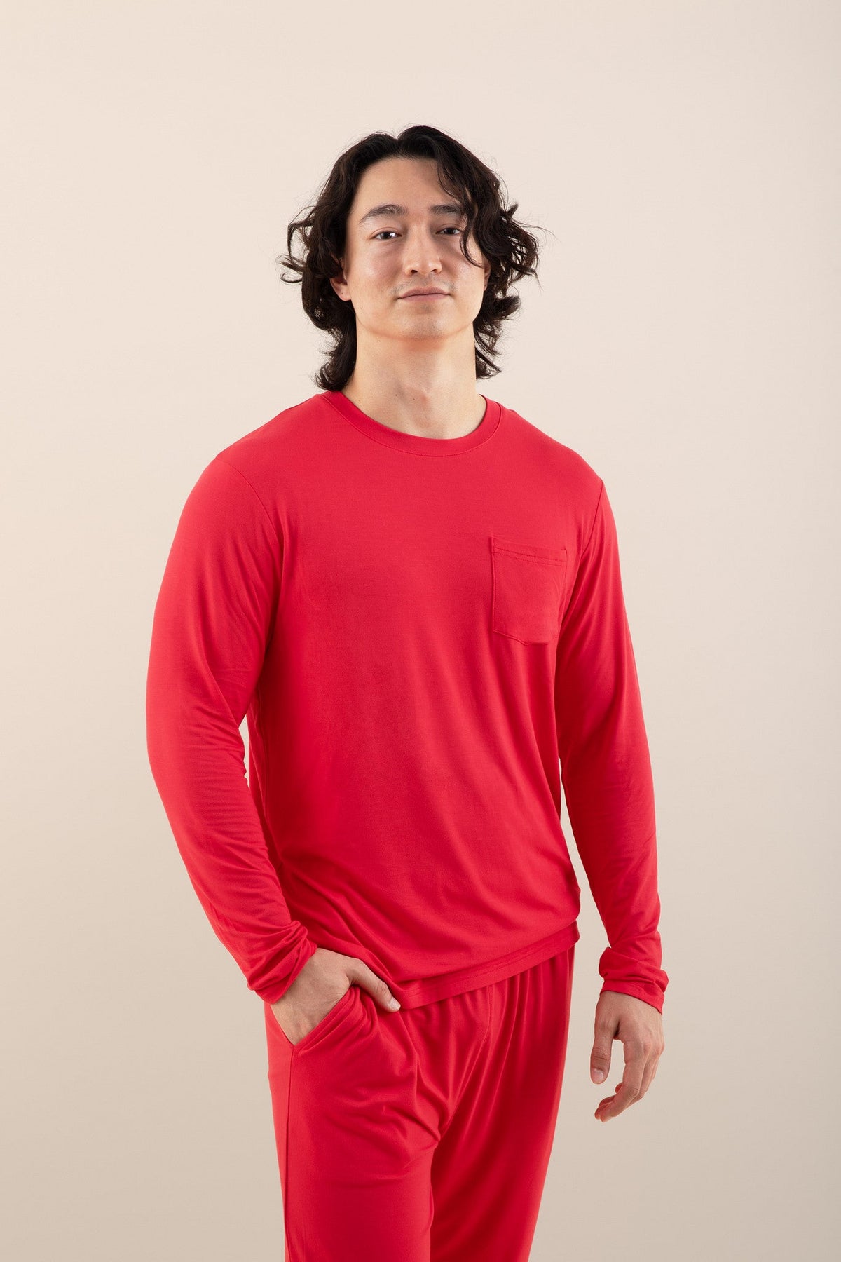 Men's Jogger Set in Cardinal