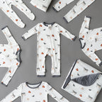 Zippered Romper in Farm