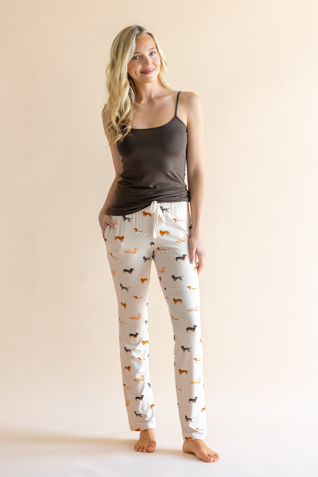 Women's Lounge Pants in Dachshund