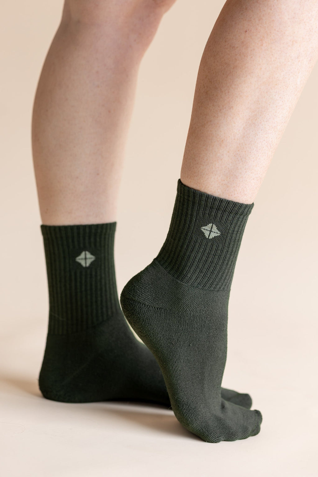 Adult Crew Socks in Fir