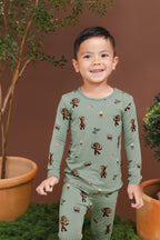 Long Sleeve Pajamas in Groot