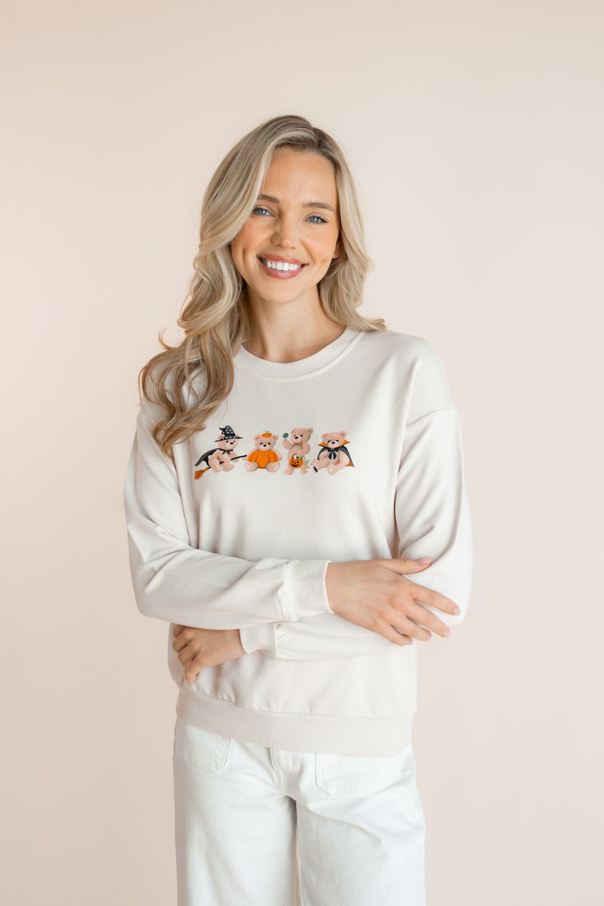 Women's Sweatshirt in Halloween Teddy