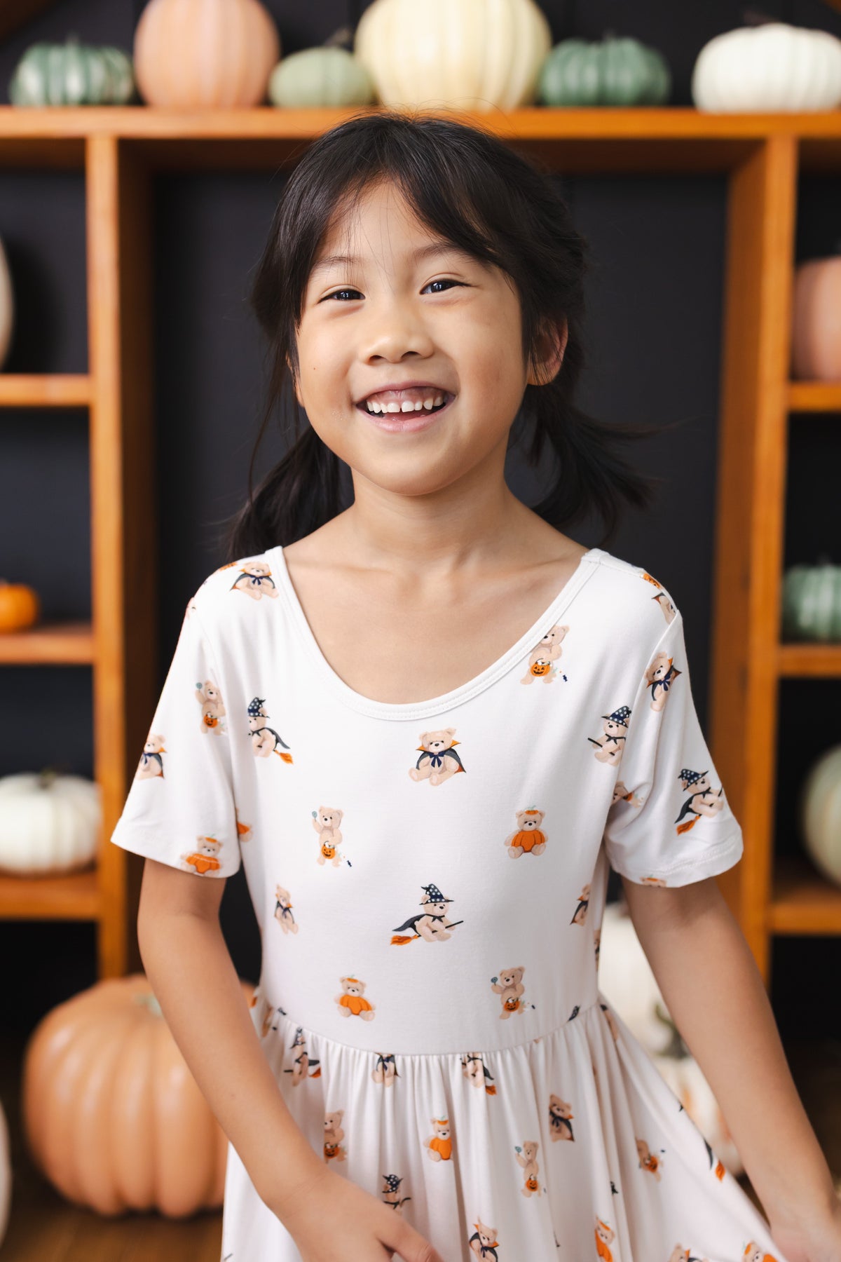 Twirl Dress in Halloween Teddy