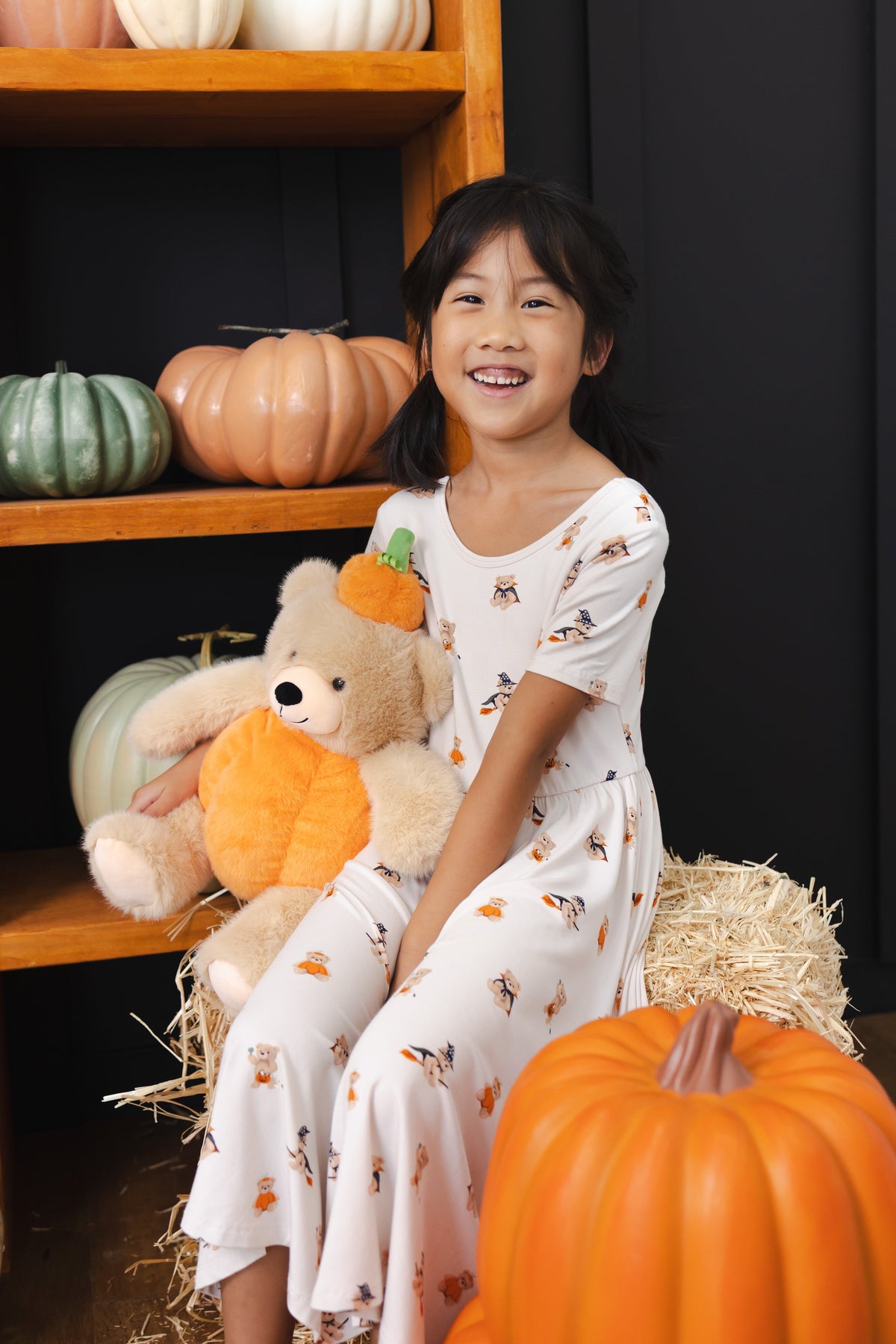 Twirl Dress in Halloween Teddy