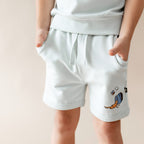 Short Sleeve Jogger Set in Winnie the Pooh on Dew