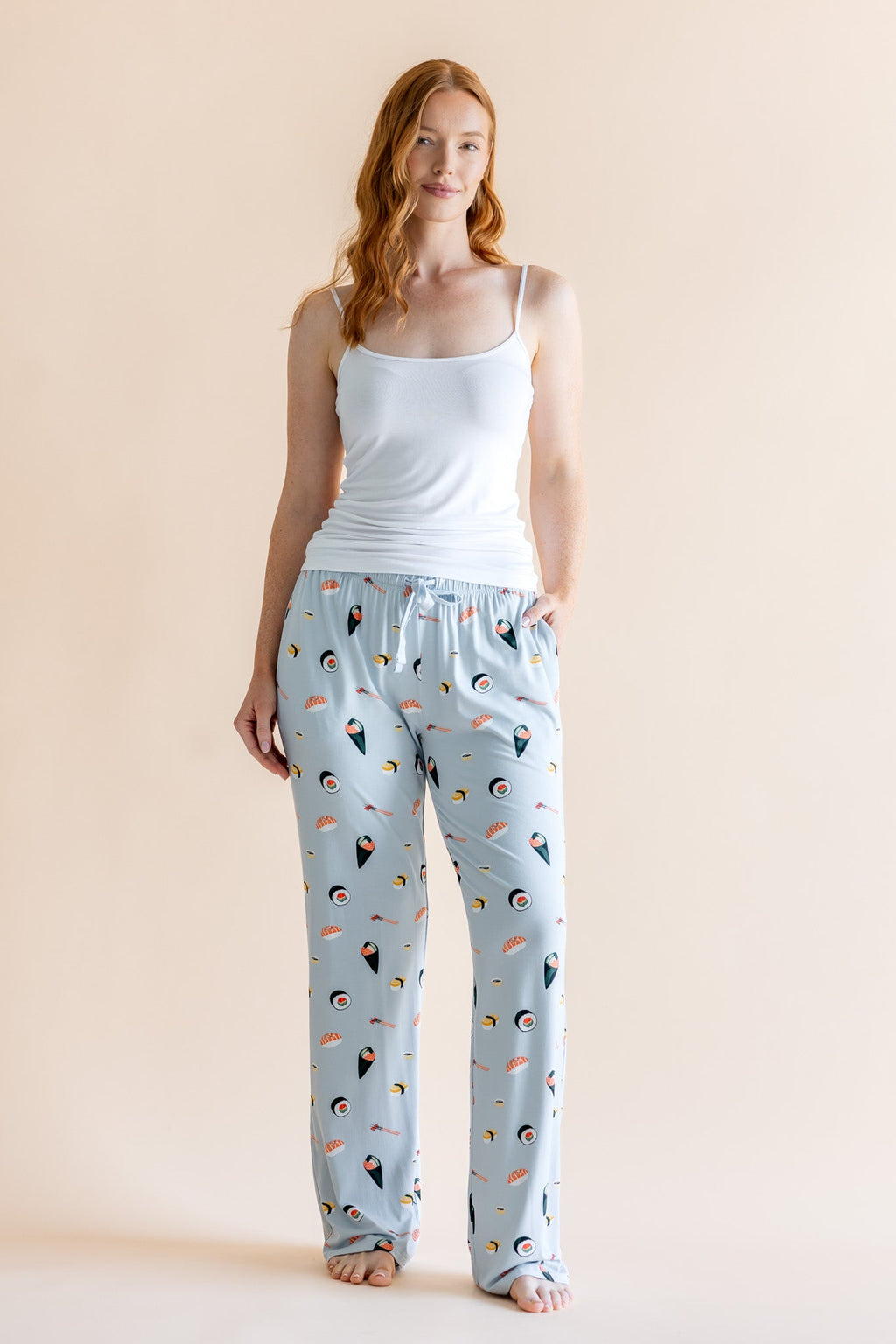 Women's Lounge Pants in Ice Sushi