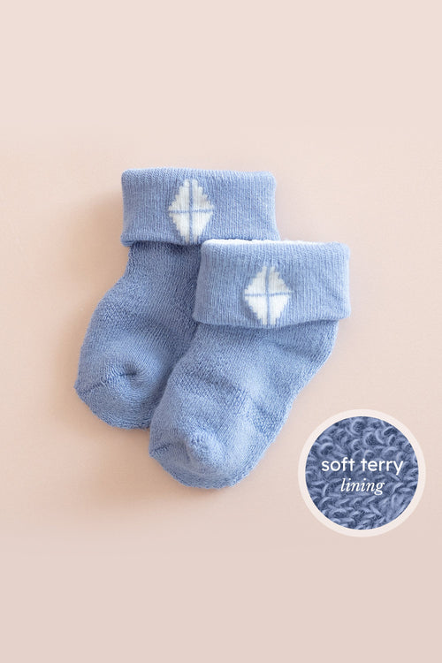 Baby 3-Pack Socks in Petal