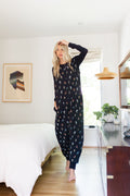 Adult Sleep Bag Walker in Midnight Wildflower