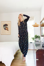 Adult Sleep Bag Walker in Midnight Wildflower