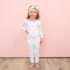 Long Sleeve Pajamas in Bow