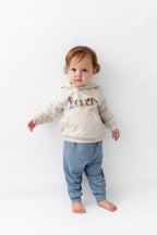 Hoodie in Mickey and Friends on Ecru