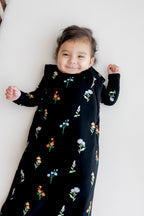 Sleep Bag in Midnight Wildflower 1.0