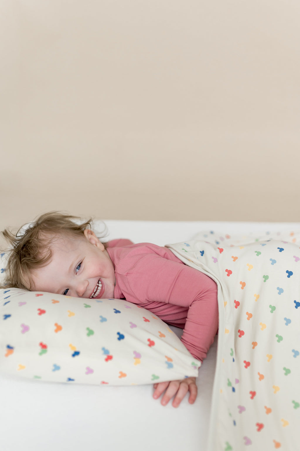 Toddler Blanket in Pastel Mickey Mouse 1.0