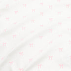 Pointelle Short Sleeve Set in Sweet Pink Bow