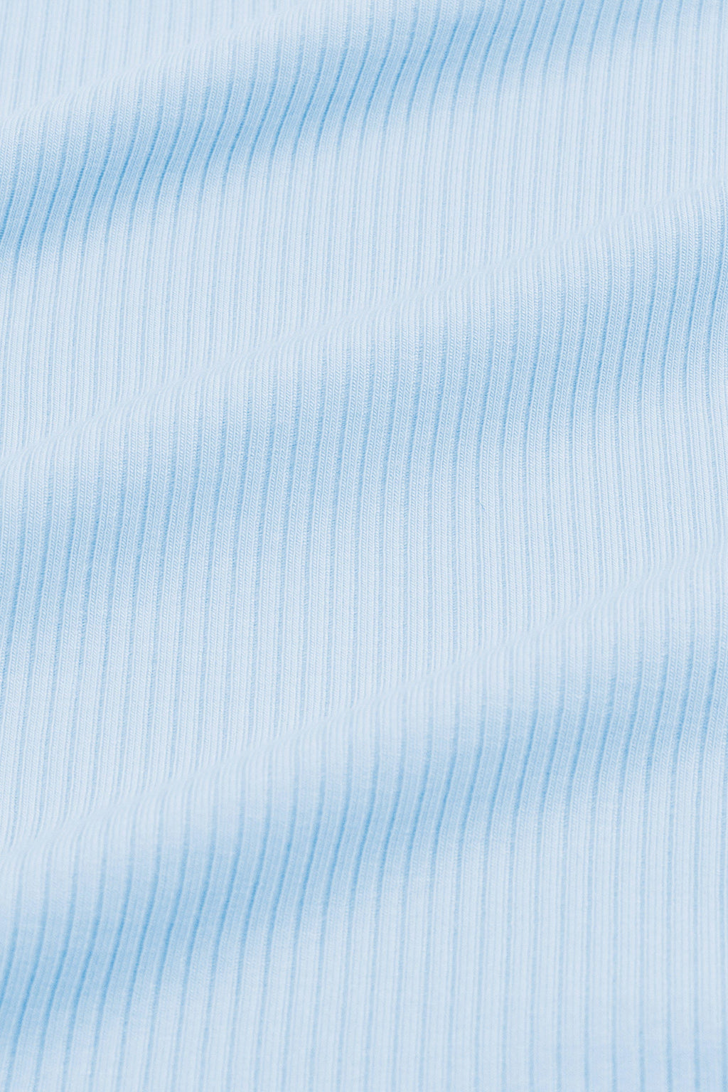Ribbed Zipper Footie in Breeze