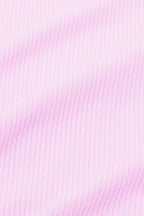 Ribbed Zipper Romper in Thistle