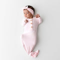 Knotted Day Gown with Bow Set in Sakura