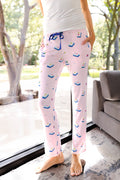 Women's Lounge Pants in Sakura Mahjong
