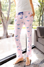 Women's Lounge Pants in Sakura Mahjong