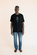 Men's Crew Neck Tee in Skeleton