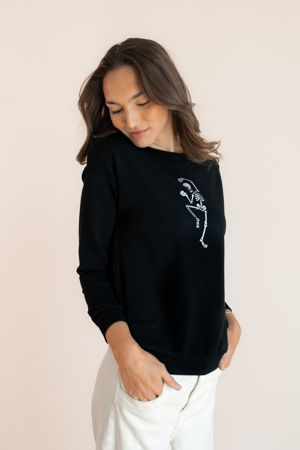 Women's Sweatshirt in Skeleton