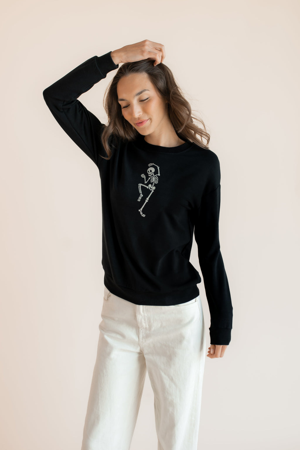 Women's Sweatshirt in Skeleton