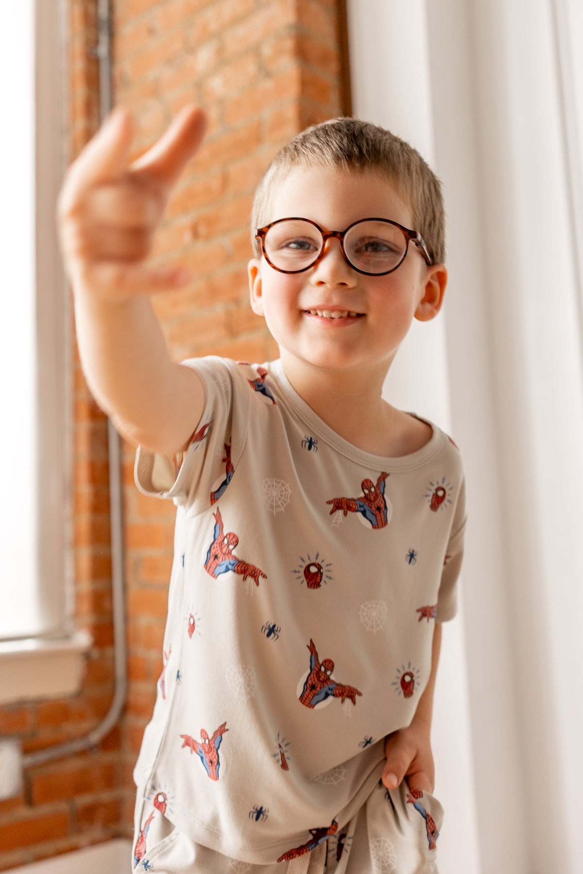 Toddler Basic Tee in Spider-Man