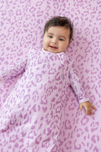 Sleep Bag in Thistle Leopard 1.0