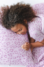 Standard Pillowcase in Thistle Leopard