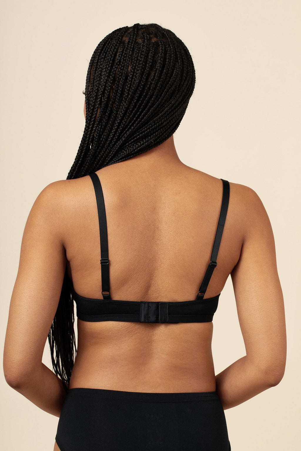 Women's V-Neck Bra in Midnight