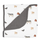 Baby Blanket in Farm