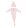 Knotted Day Gown with Hat Set in Blush
