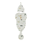 Knotted Day Gown with Hat Set Set in Fishing